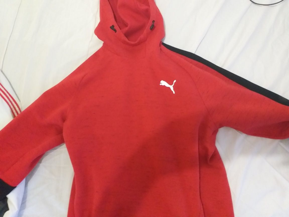 Casacos e sweatshirt de marca ( adidas e puma)