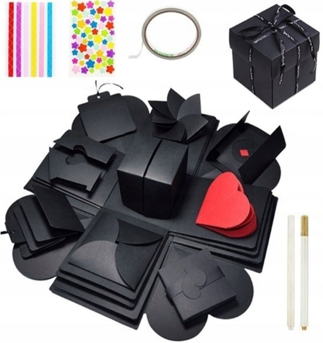 Pudełko Niespodzianka na zdjęcia - Exploding Box - PREZENT