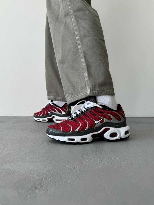 !SALE! Nike Air Max TN Plus Gray Red 38 39 40 41 42 43 44 45 найк тн