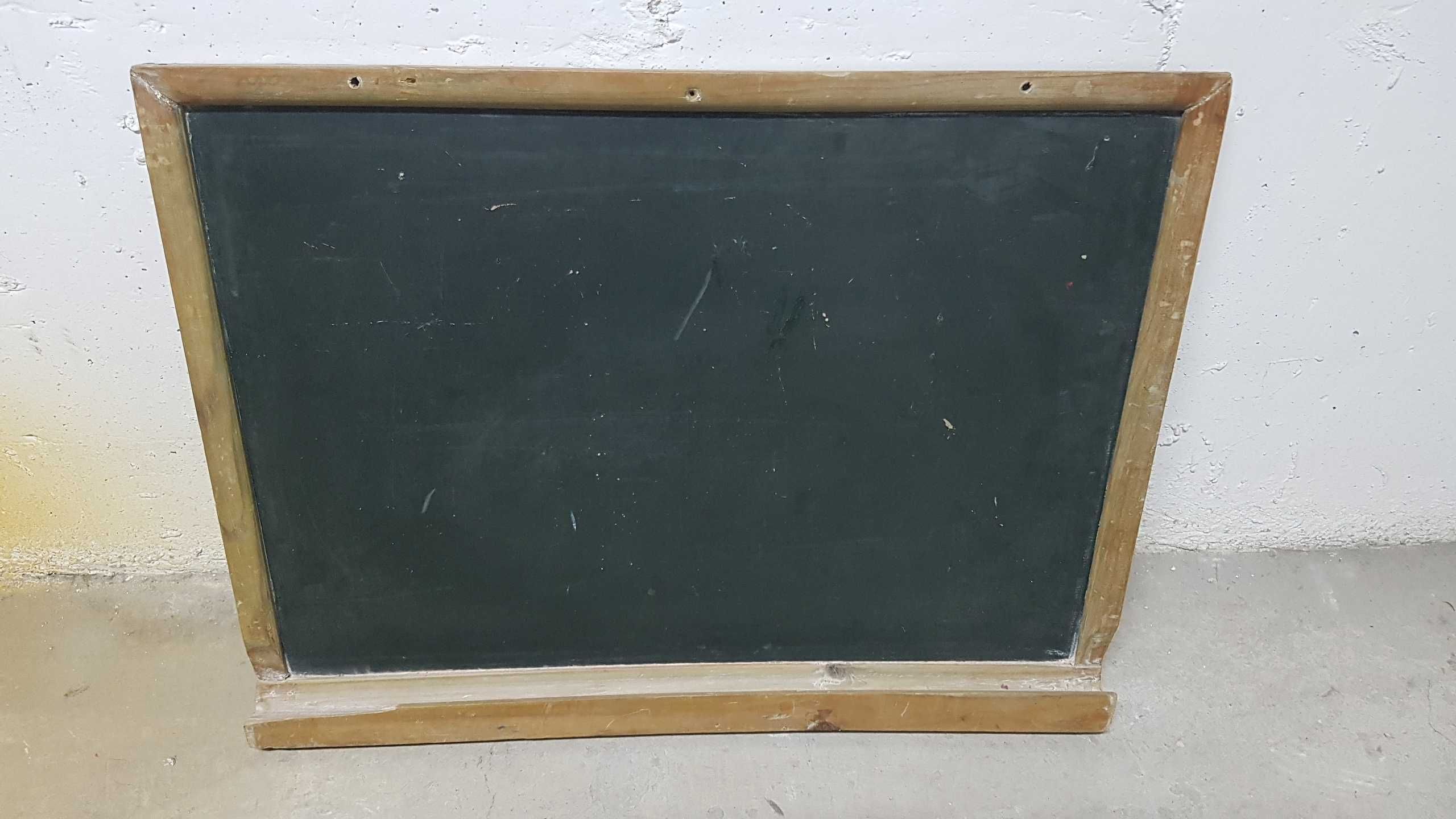 Quadro antigo ardosia de giz escola raro