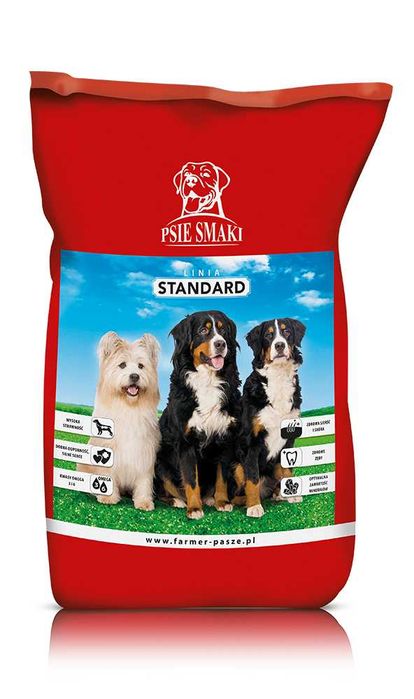 Karma sucha dla psa rasy małe średnie PSIE SMAKI 30% mięsa 15kg