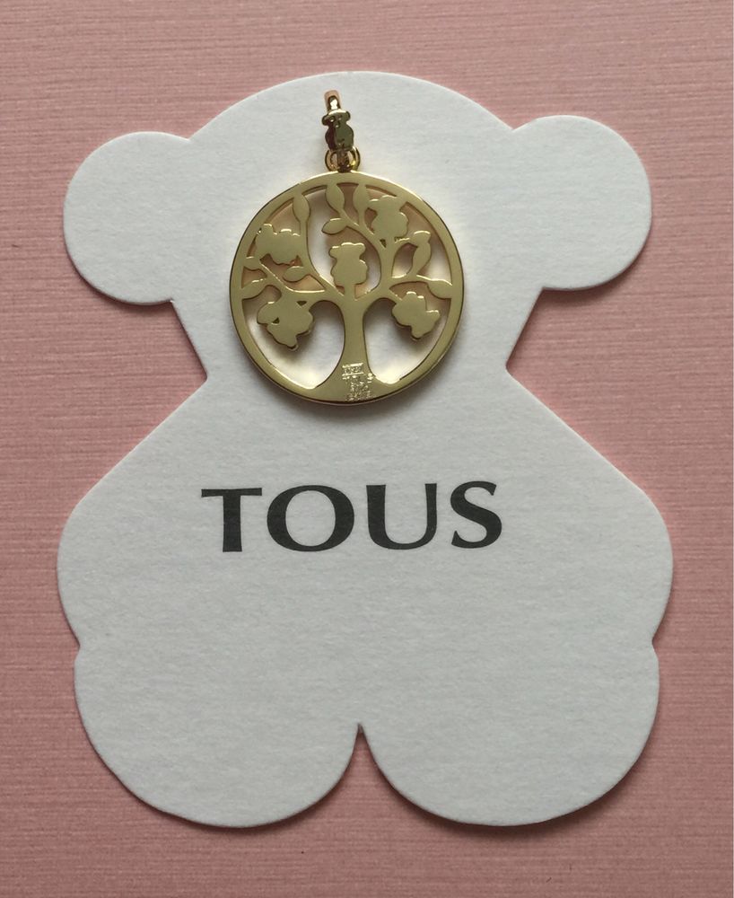 Tous Good Vibes zawieszka złota 2,2 cm