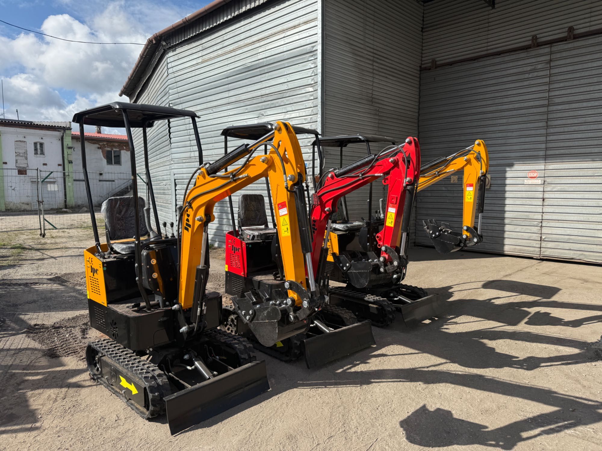 Mini koparka JPC HT 12 1020kg diesel 12HP nowa 17.499zł netto