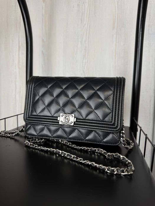 Сумка жіноча Chanel Boy Wallet on Chain WOC