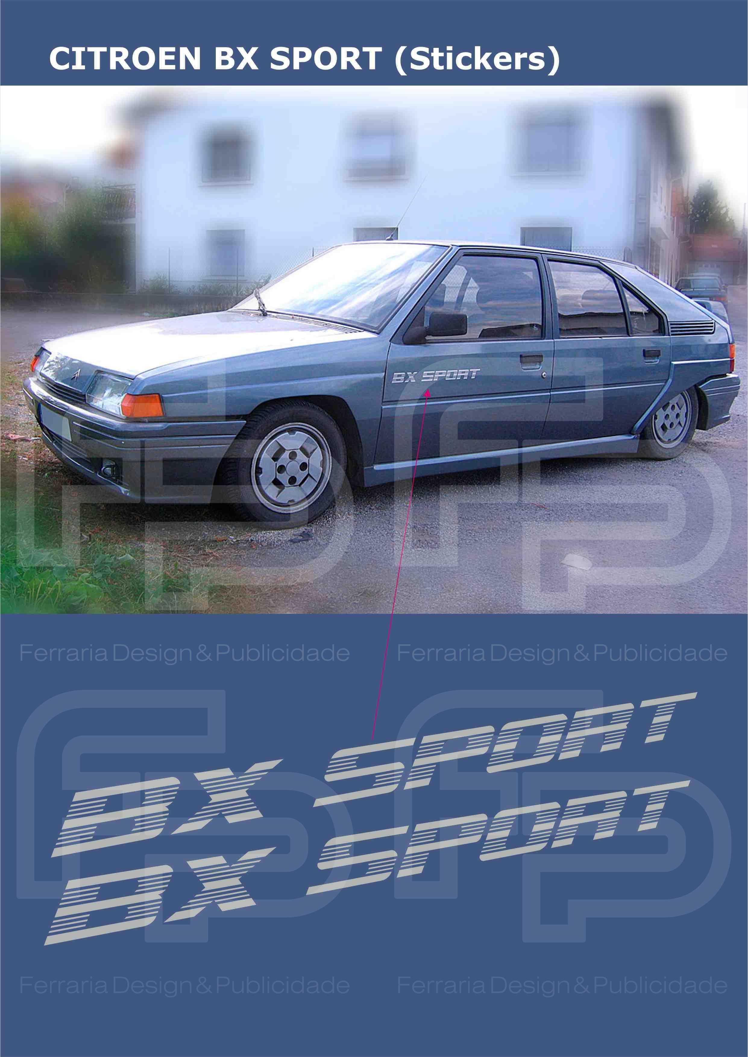 CITROEN BX Sport (Autocolantes)