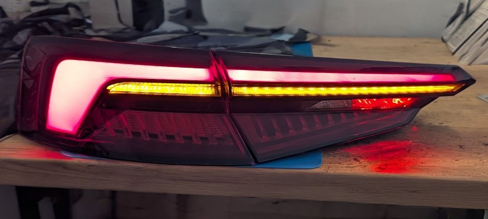 Przeróbka lamp audi A5 f5 tył przedlift USA-EU konwersja