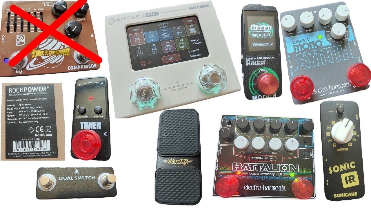 hotone ampero mini ehx battalion mono synth