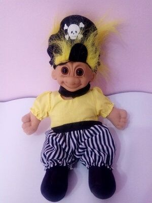 Подвесная новая кукла лялька тролль Пират 26см