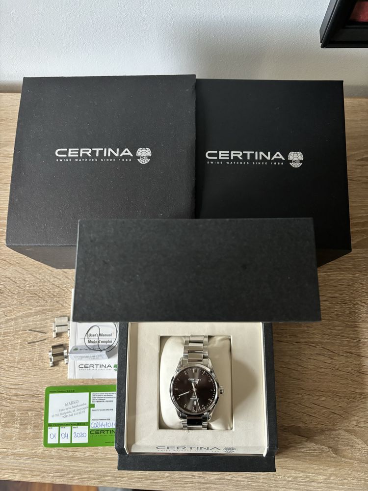 CERTINA DS-2 Precidrive C024.410.11.081.20 zegarek szwajcarski męski