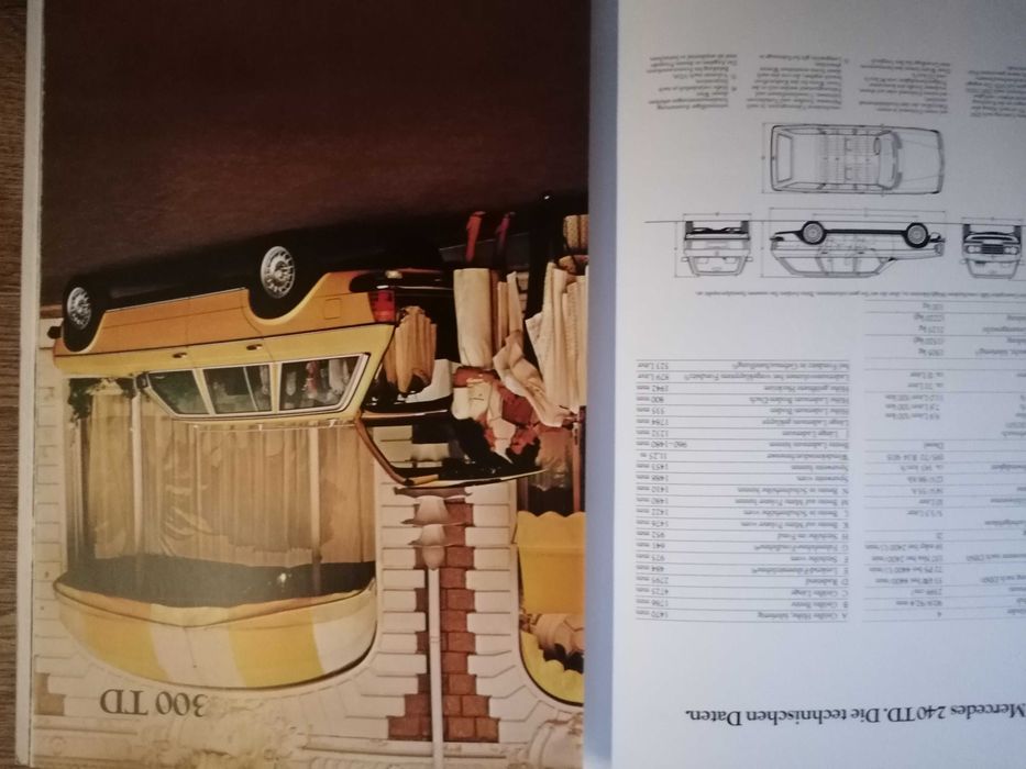 Prospekt Mercedes W123 T123