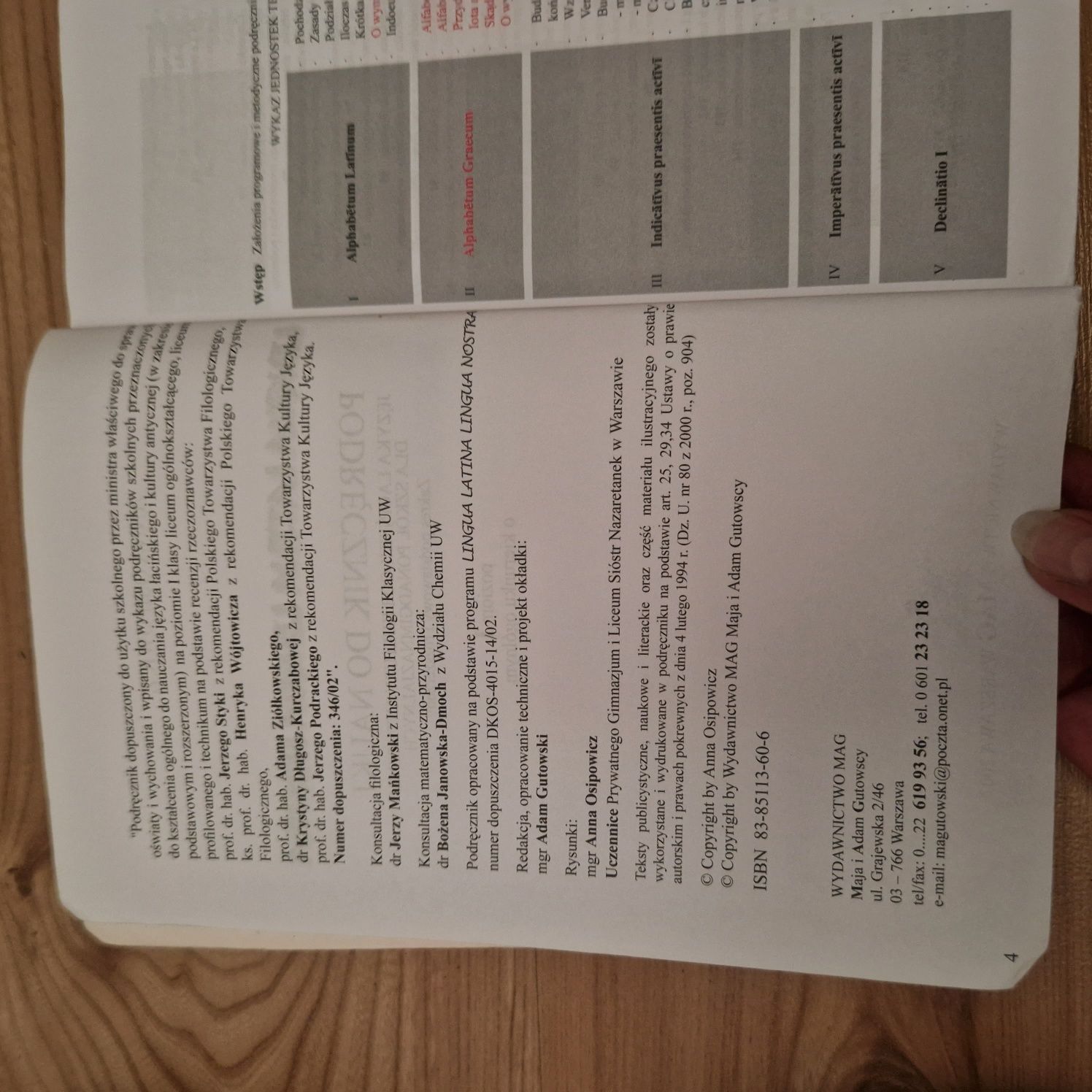 Lingua latona lingua nostra podręcznik do łaciny