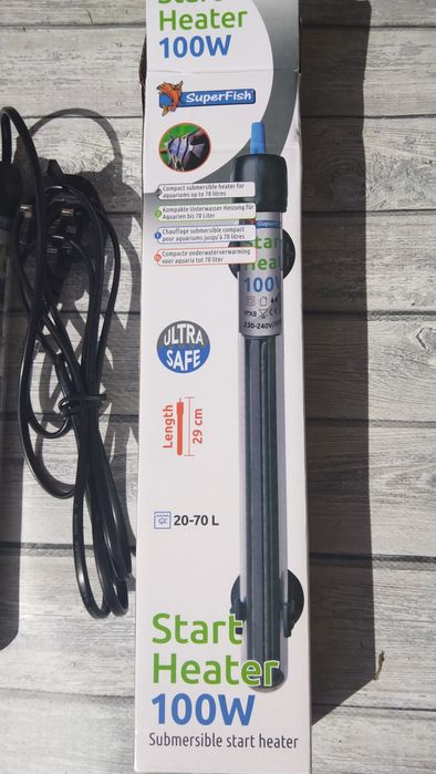 Superfish start 100w аквариумный обогреватель для тропических аквариум