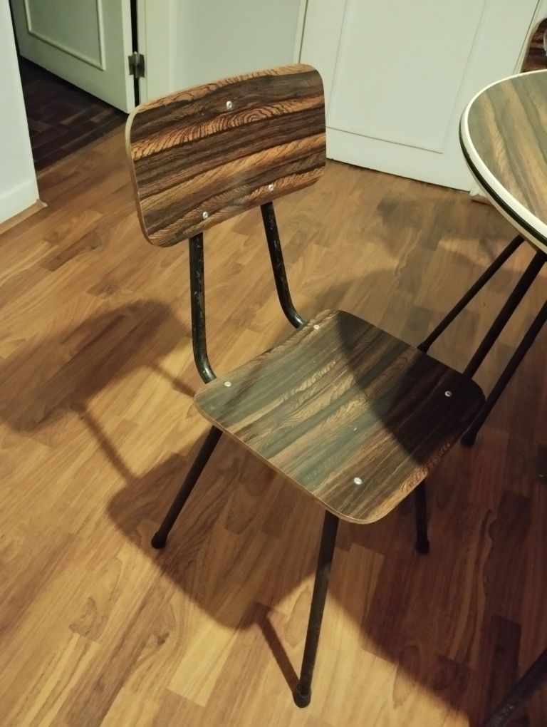 Mesa cozinha vintage com 3 cadeiras