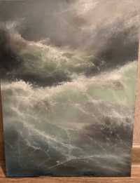 Продам картину "шторм" художник М. Глазунов