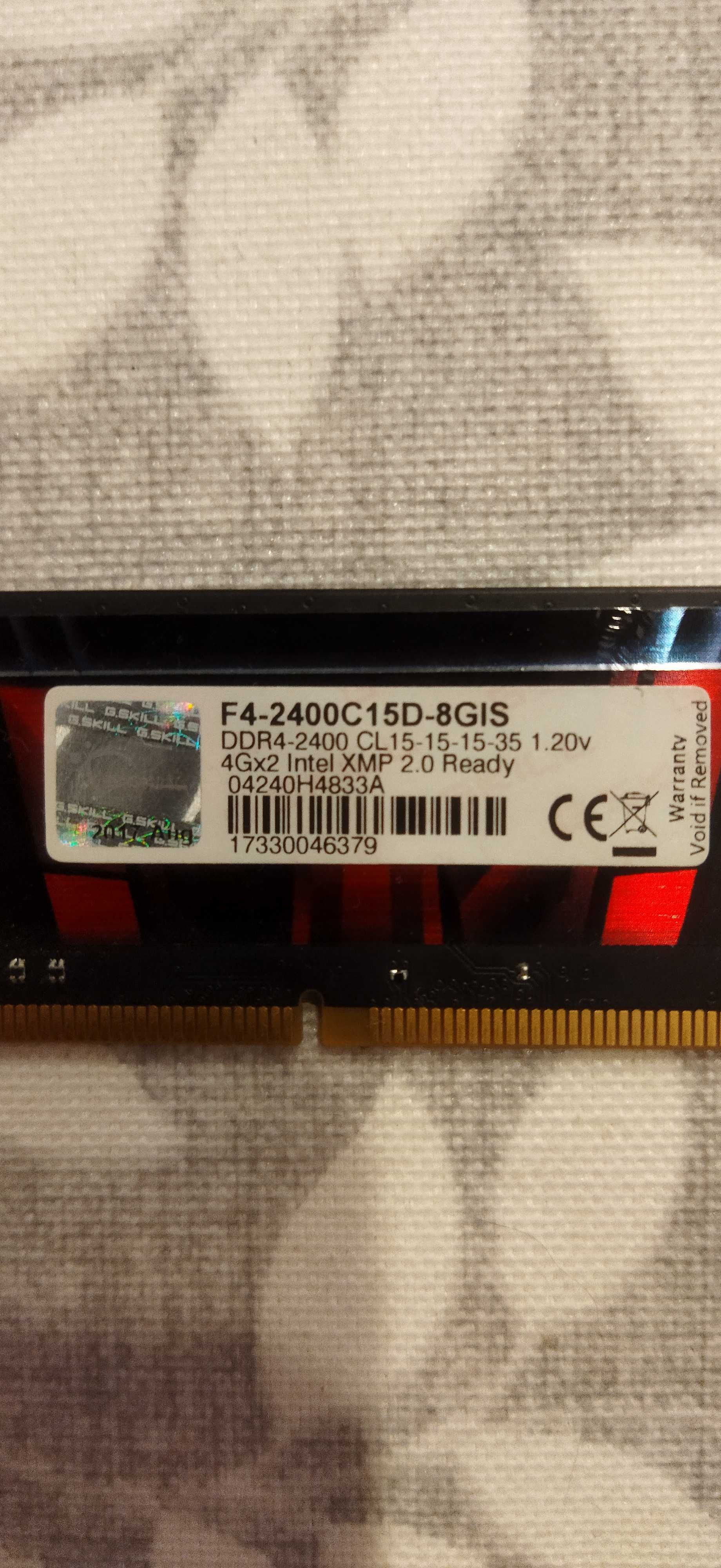 Memoria RAM DDR 4 2x4GB   8GB