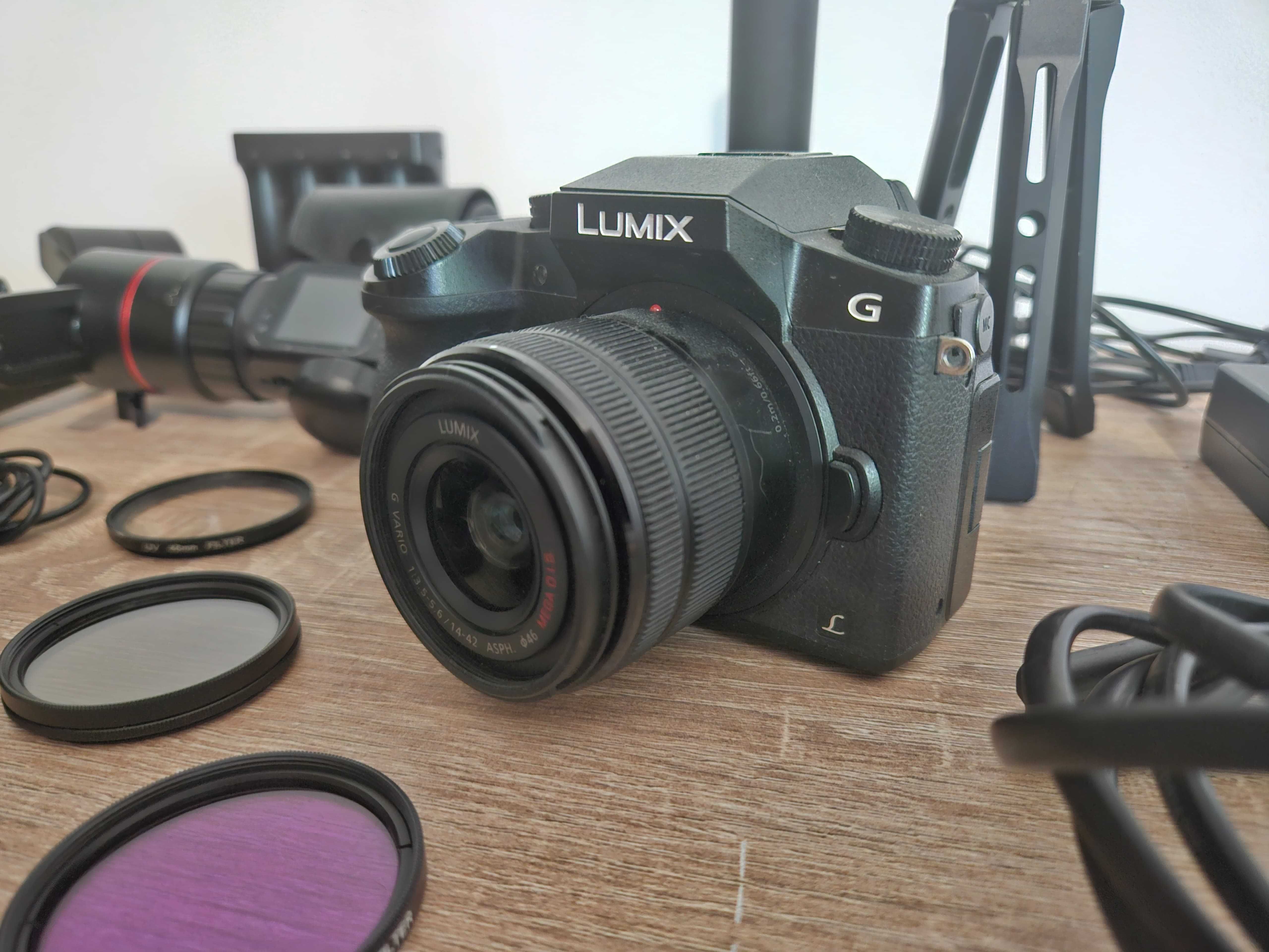 Zestaw Panasonic Lumix G7 + FeiyuTech AK2000 + akcesoria