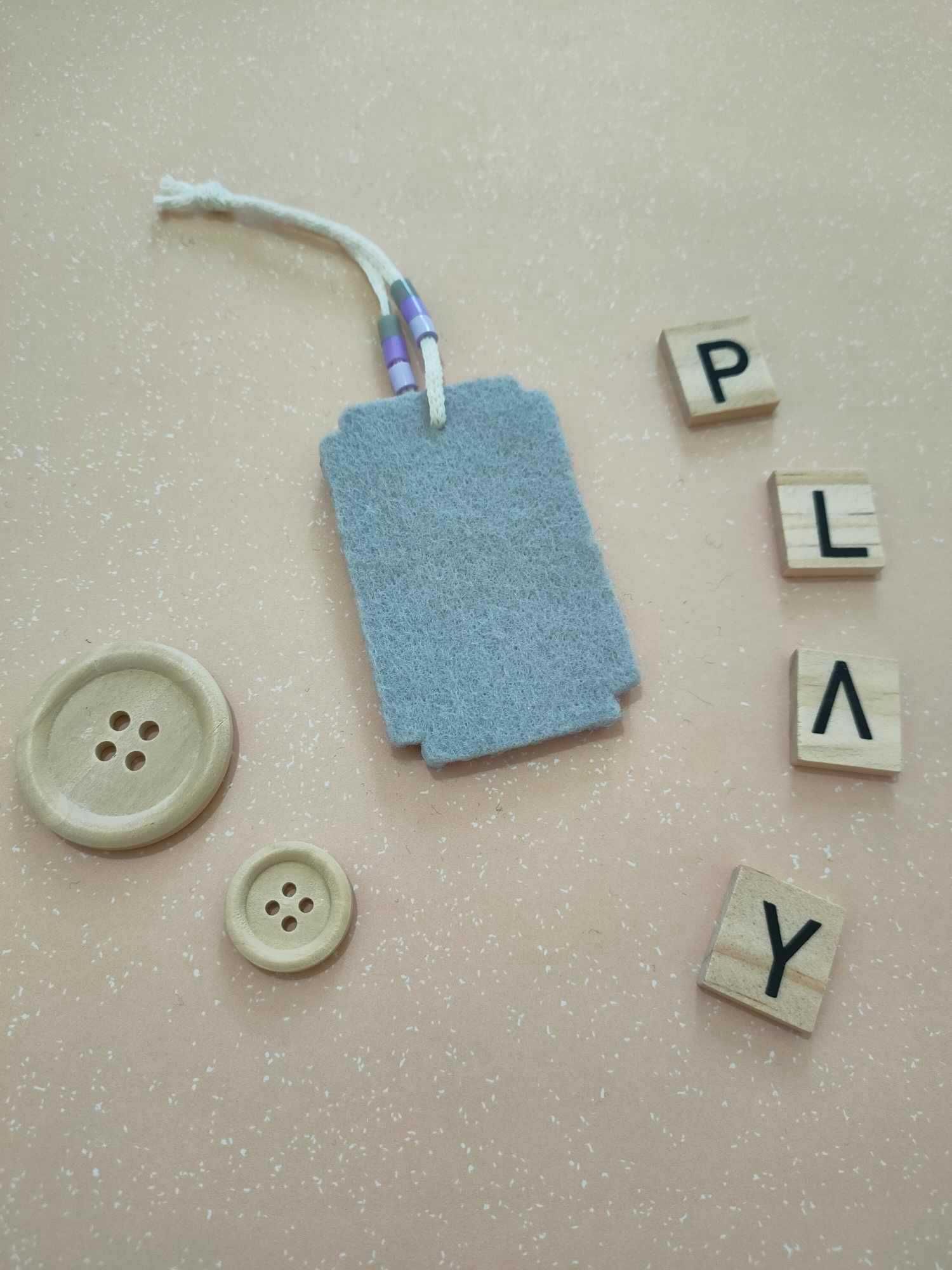 Brelok konsolka z koralików Handmade