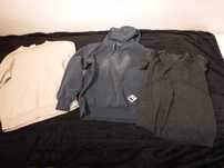 Komplet dla nastolatka 2 bluzy Nike , New Balance  z koszulką Asis