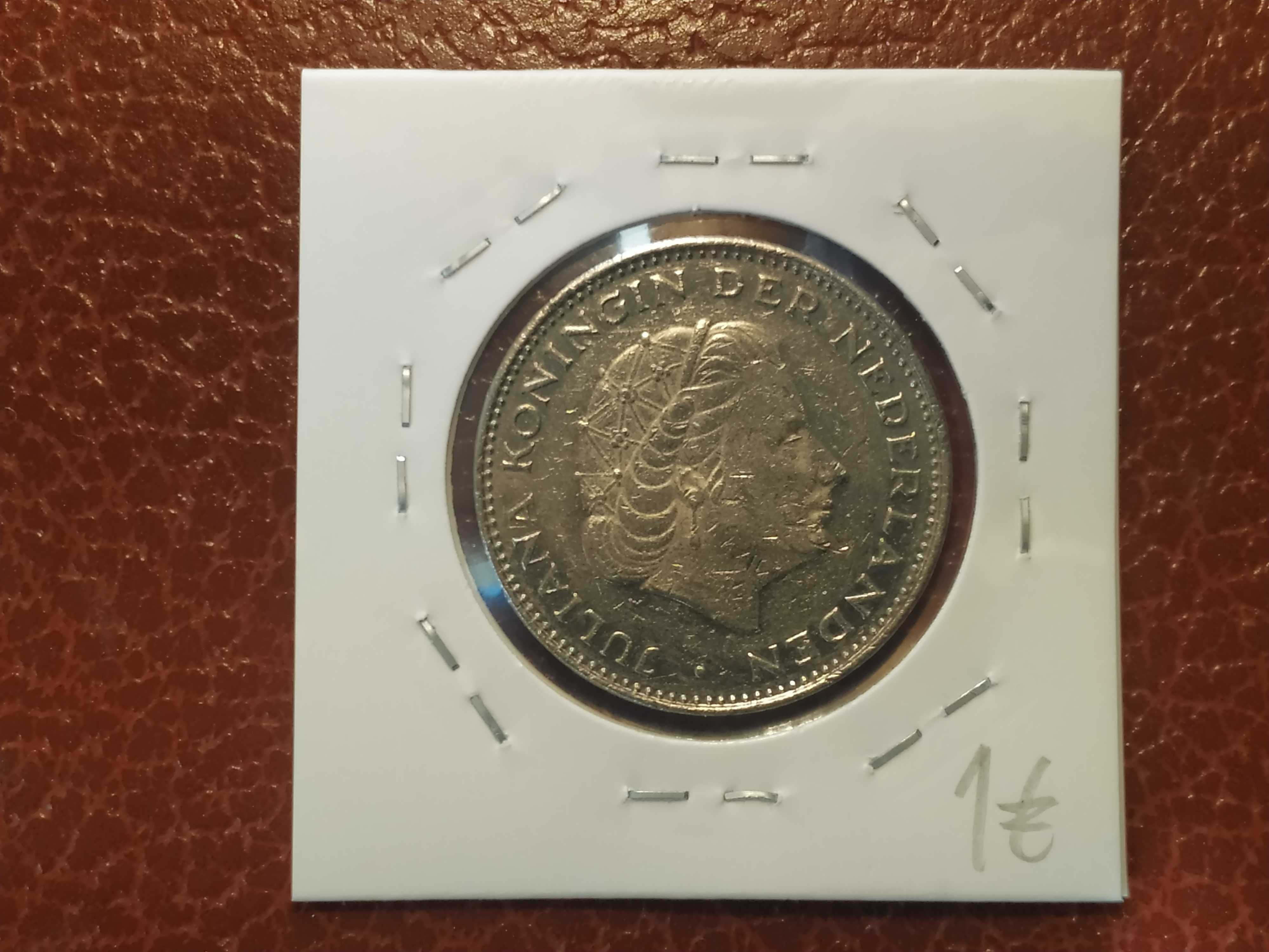 Holanda - moeda de 2,5 florim de 1970