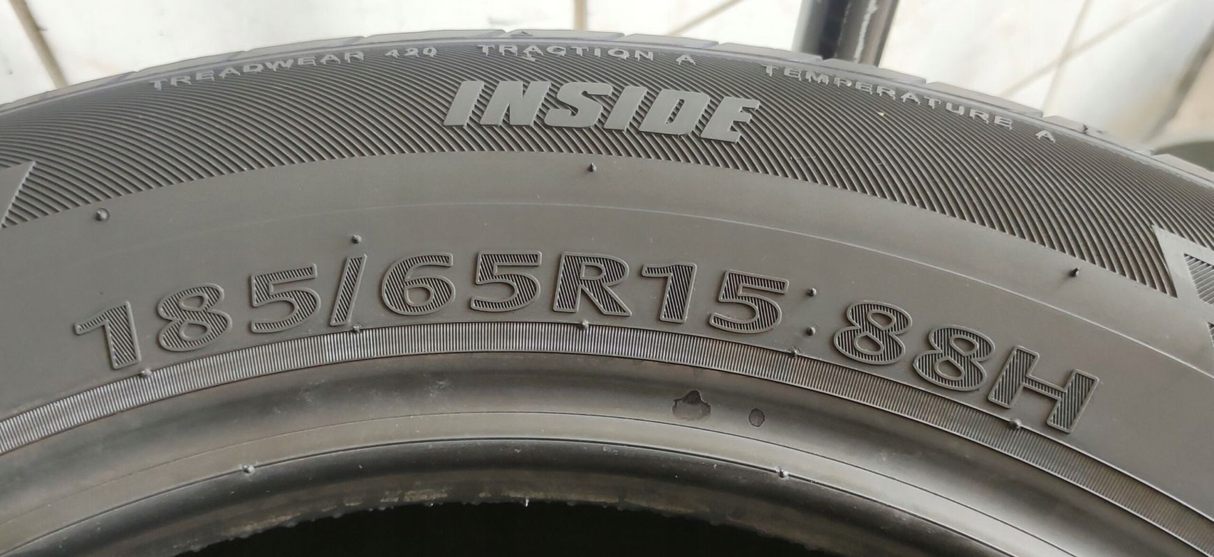 4x 185/65r15 Kumho Ecowing Es01 Kh27/88h B/B/70dB 6,77mm Jak Nowe