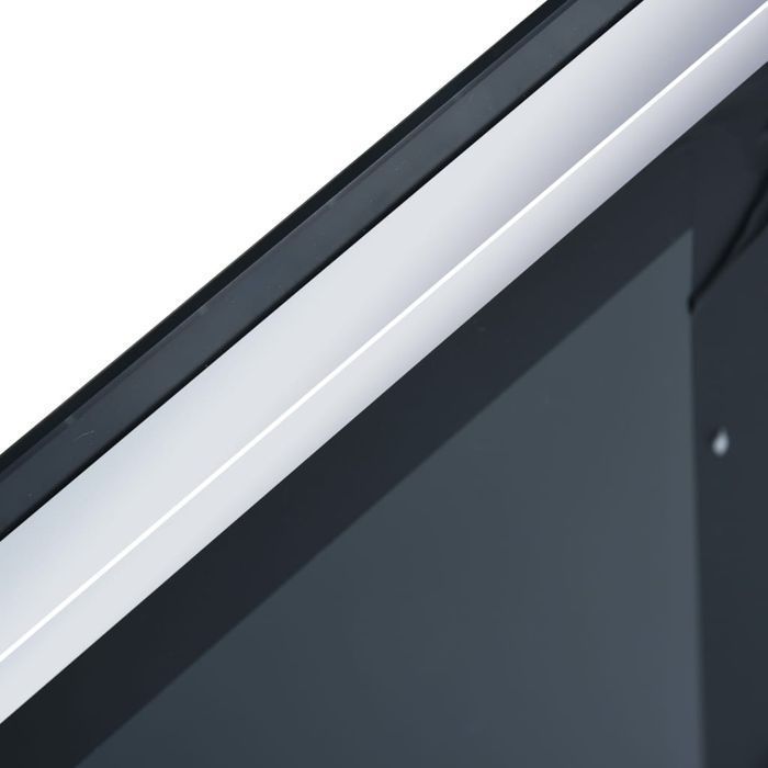Lustro Łazienkowe z LED Vidaxl 50x60 cm Srebrne IP44
