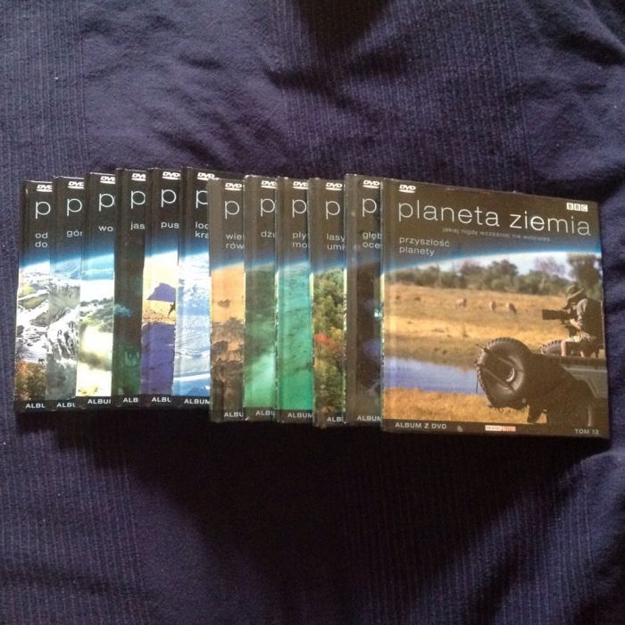 Planeta Ziemia - komplet 12 filmów DVD