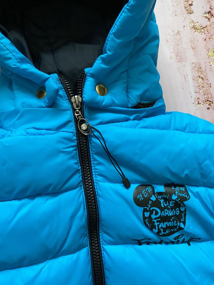 Тепла куртка на дівчинку 9 років