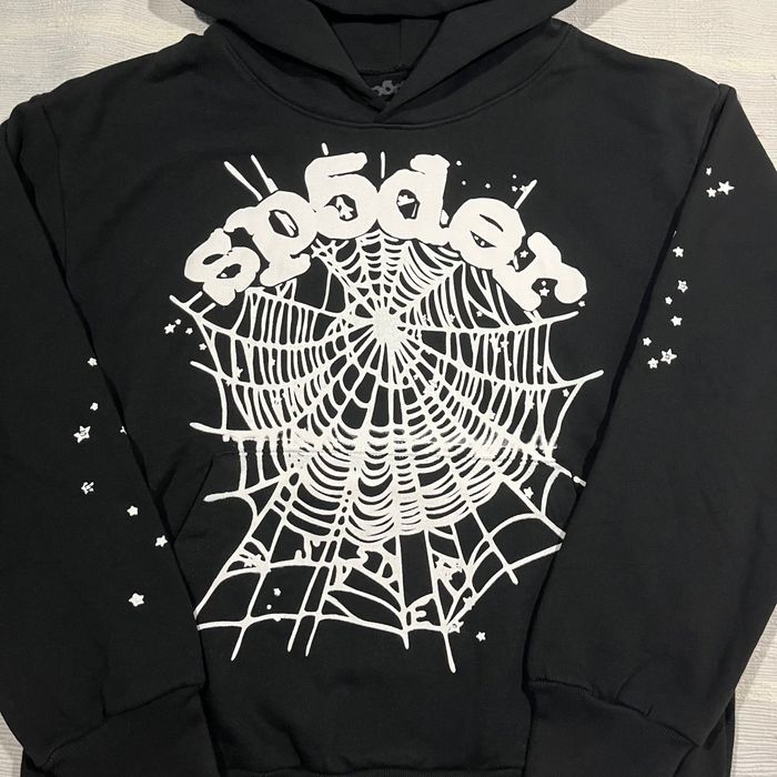 Sp5der OG Web Hoodie Preto
