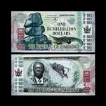 Banknot Kolekcjonerski Zimbabwe 10 DuMilllion Dolarów Unikat UV UNC