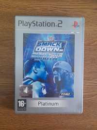 Jogo PS2 SmackDown Shut Your Mouth Platinum,Usado