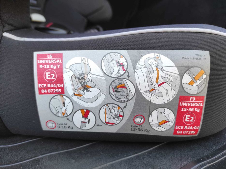 Cadeira Auto Bigo Universal L6 + F9