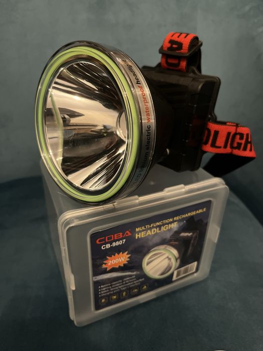 Lanterna cabeça 200w led laser