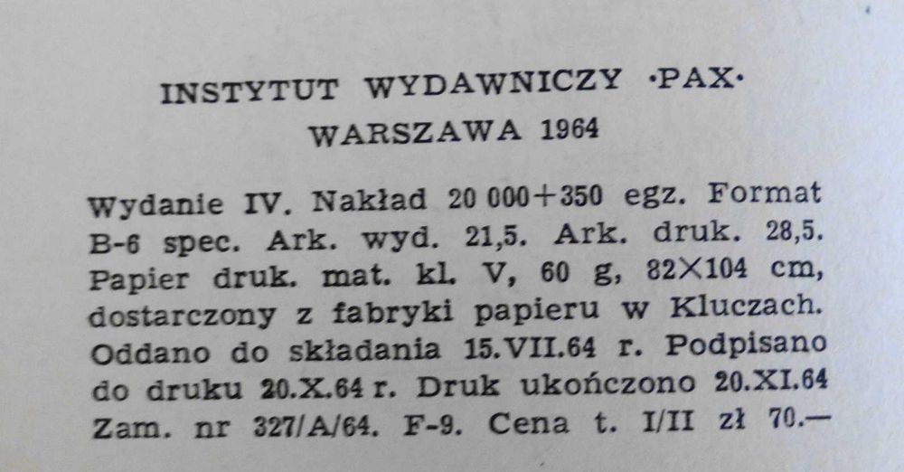 Rapsodia Świdnicka, Władysław Jan Grabski, 2 tomy