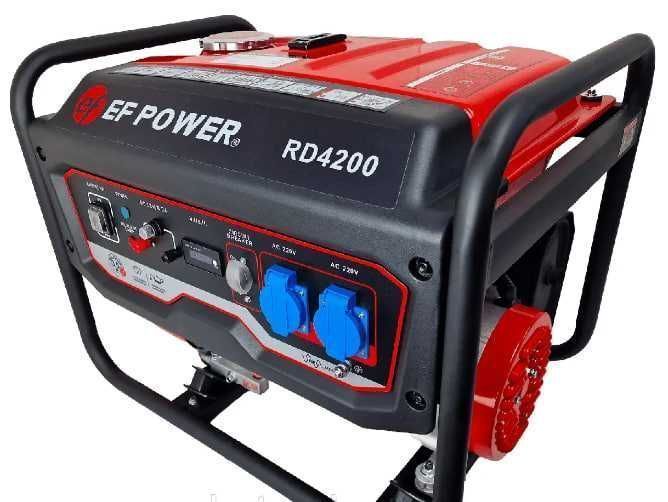 Бензиновый генератор 3.5 квт EF POWER RD4200 генератор бензиновий
