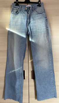 Nowe jasne jeansy Zara