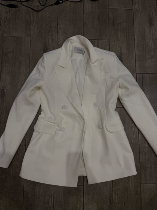 Піджак білий , оверсайз, українського бренду