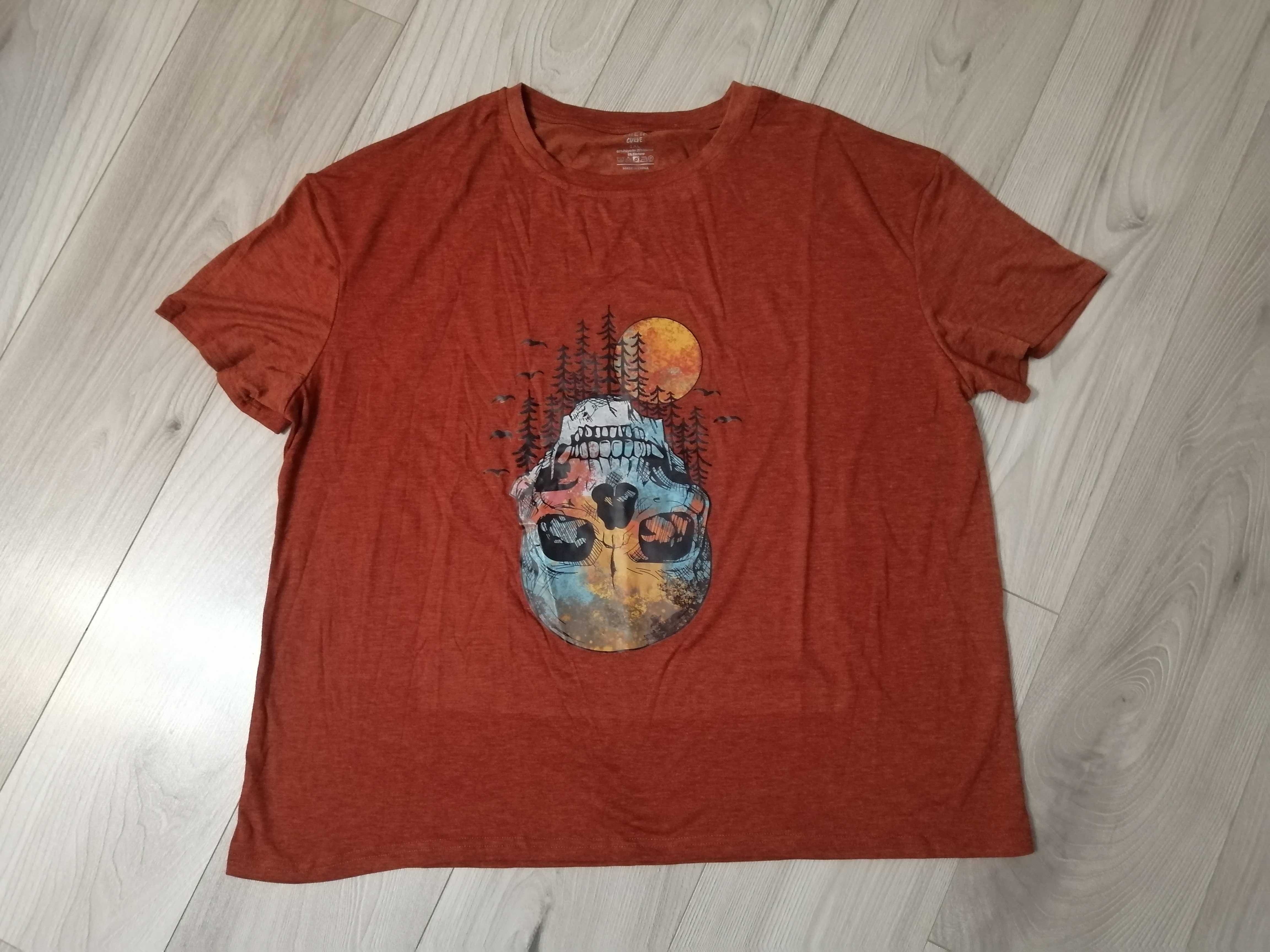 Nowa bez metki koszulka/t-shirt firmy Shein Curve damska, rozmiar48/50