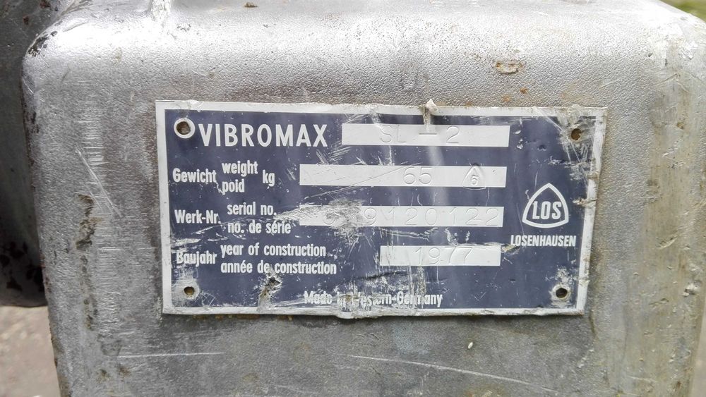 Skoczek ubijak zagęszczarka VibroMax waga 65,silnik 2t Sachs.