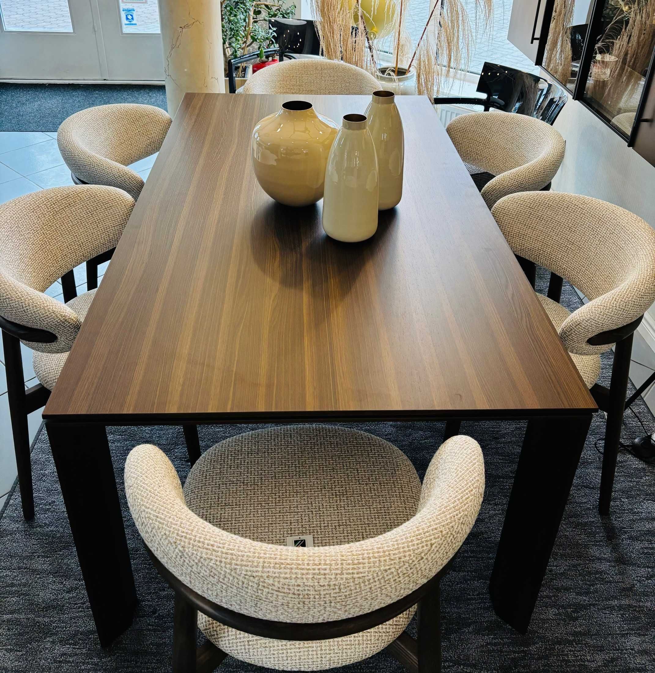 Stół Calligaris Omnia + krzesła Calligaris Oleandro, NOWY, FV23%