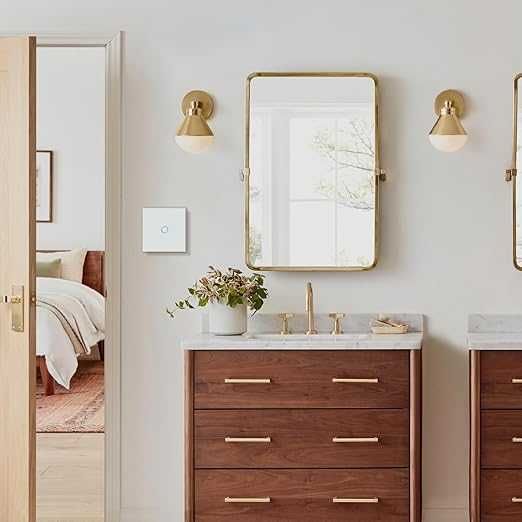 Szklany dotykowy włącznik światła – nowoczesny design i wygoda