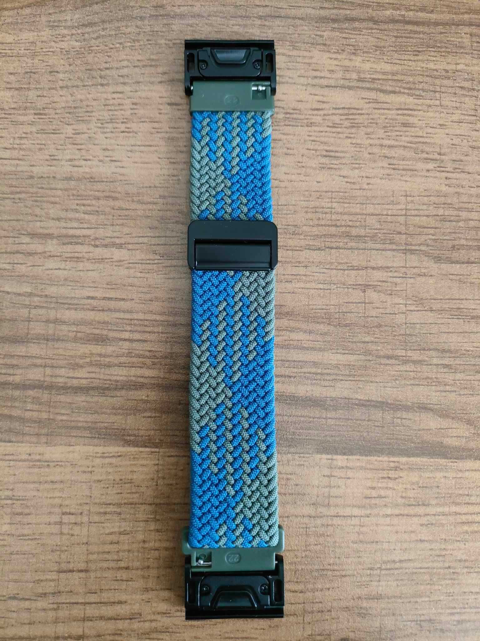 Pasek Nylonowy Materiałowy z Magnetycznym Zapięciem do Zegarków Garmin