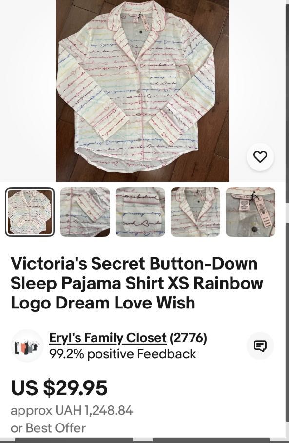 Рубашка для сну, піжама+ трусики victoria’s secret