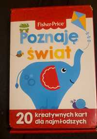 Poznaje świat 20 kreatywnych kart Fisher Price