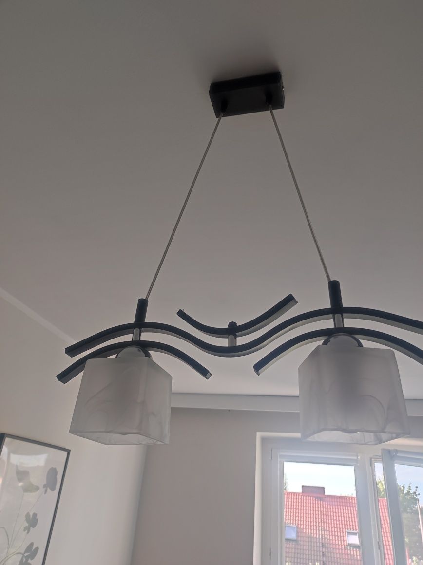 Lampa sufitowa dwuramienna