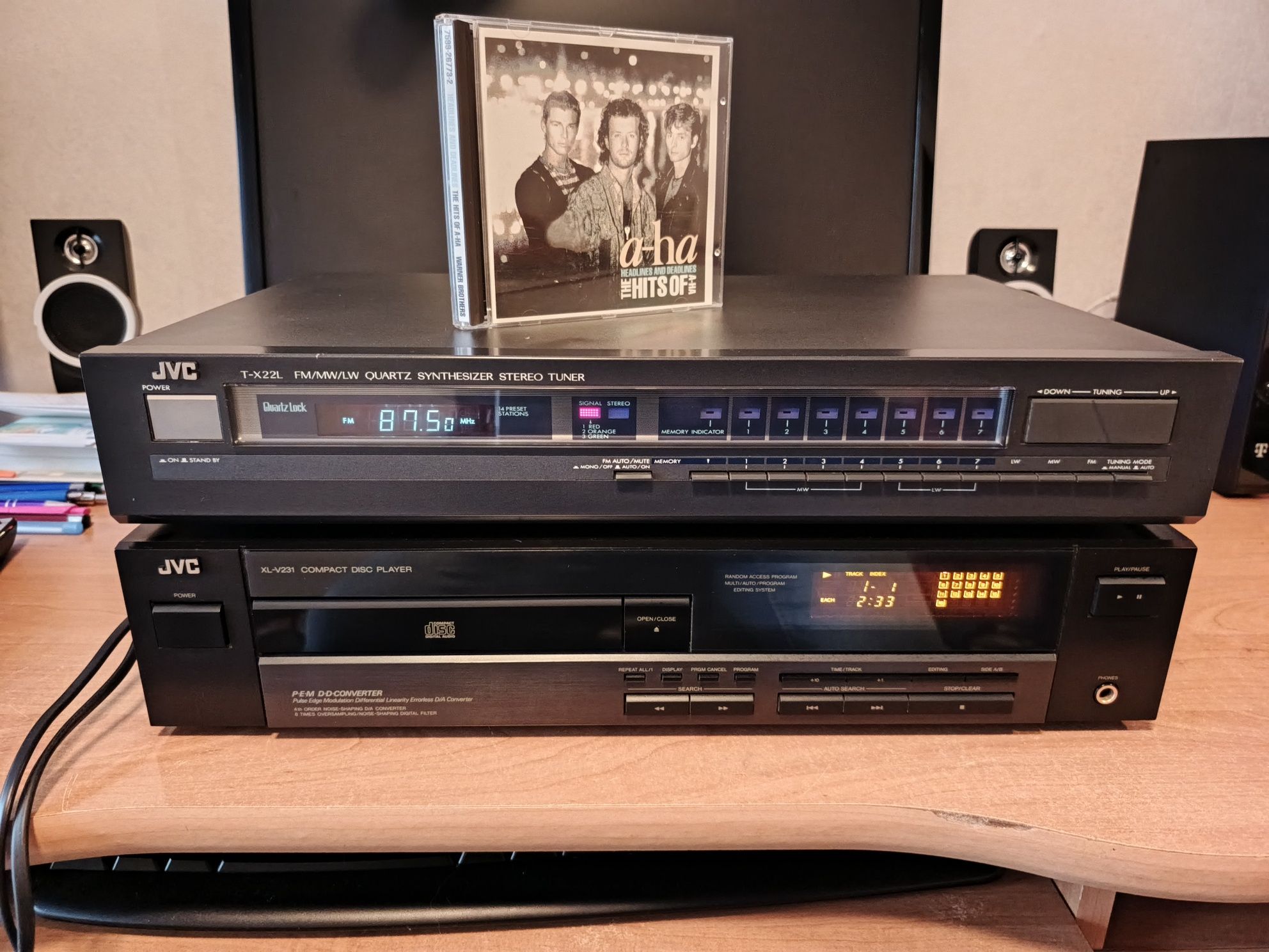 JVC CD xl-v231 , JVC Tuner T-x22L Japan, super stan