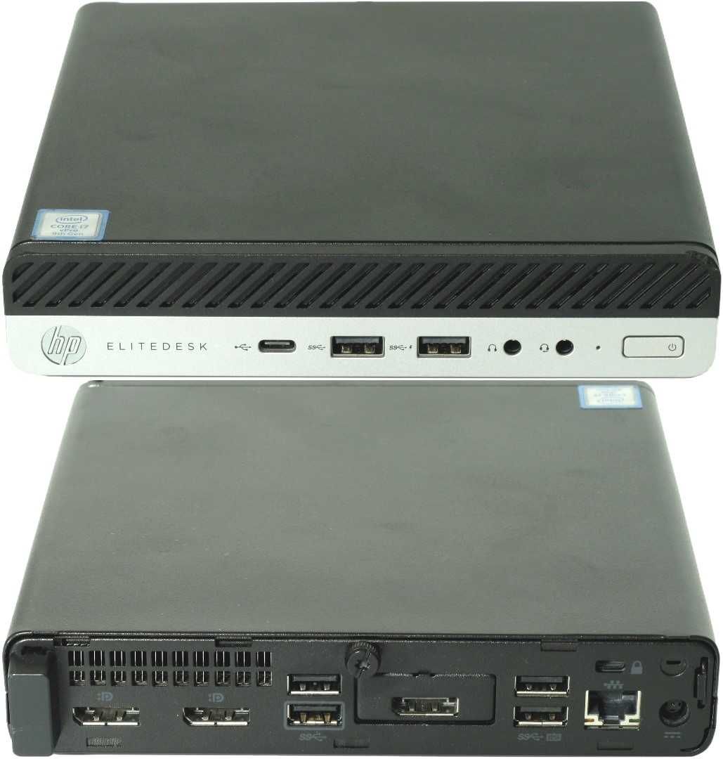 Микро HP EliteDesk 800 G5 mini 35W (i7-9700T/8GB DDR4/Wi-Fi/2шт m.2/W)