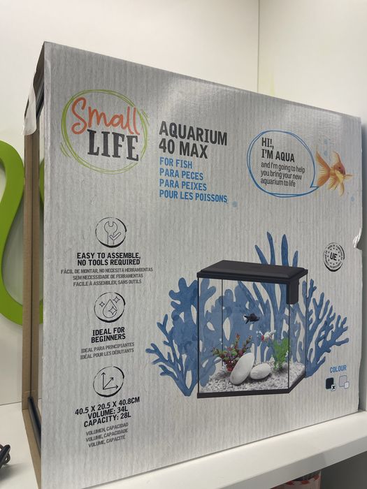 Aquario 40 cm novo