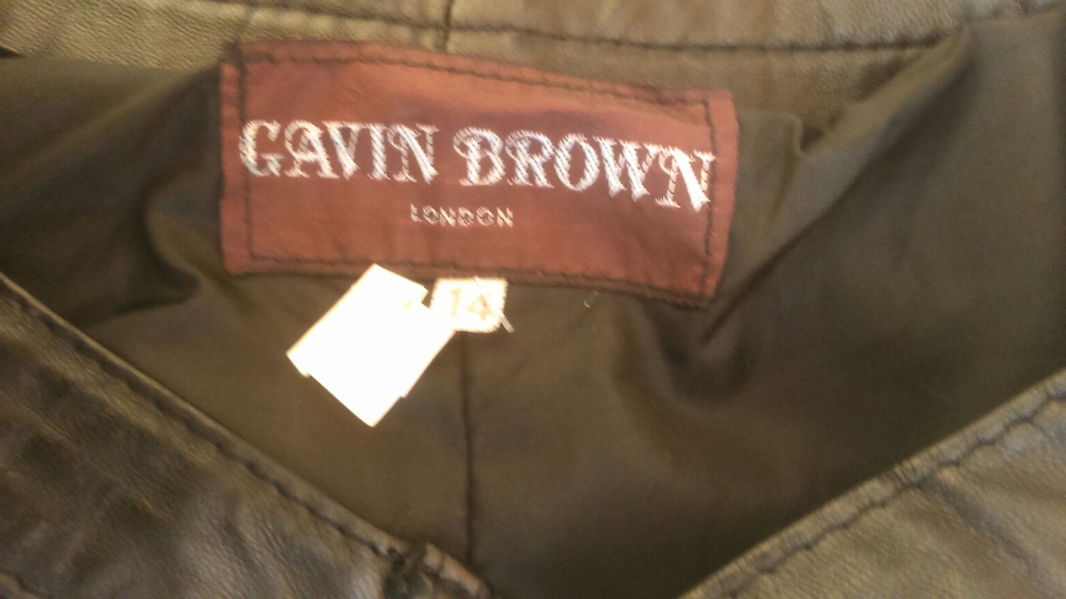 Spodnie skórzane roz 14 gavin brown London