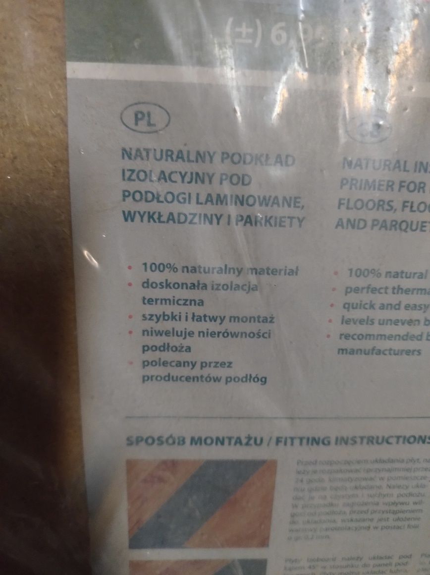 Naturalny podkład izolacyjny