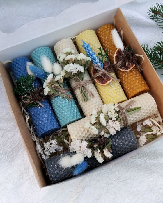 Новорічний набір свічок